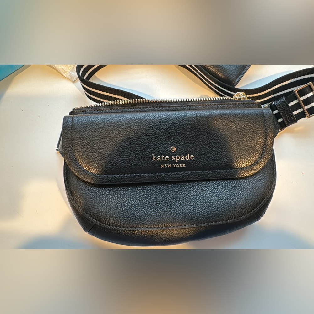 Kate Spade Rosie black leather belt bag